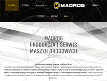 Tablet Screenshot of madrog.pl